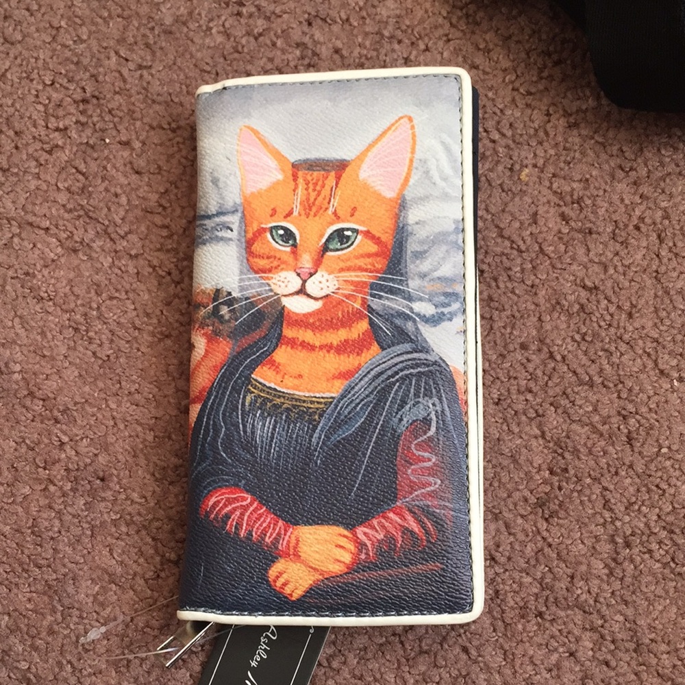 Unique Cat Mona Lisa Wallet